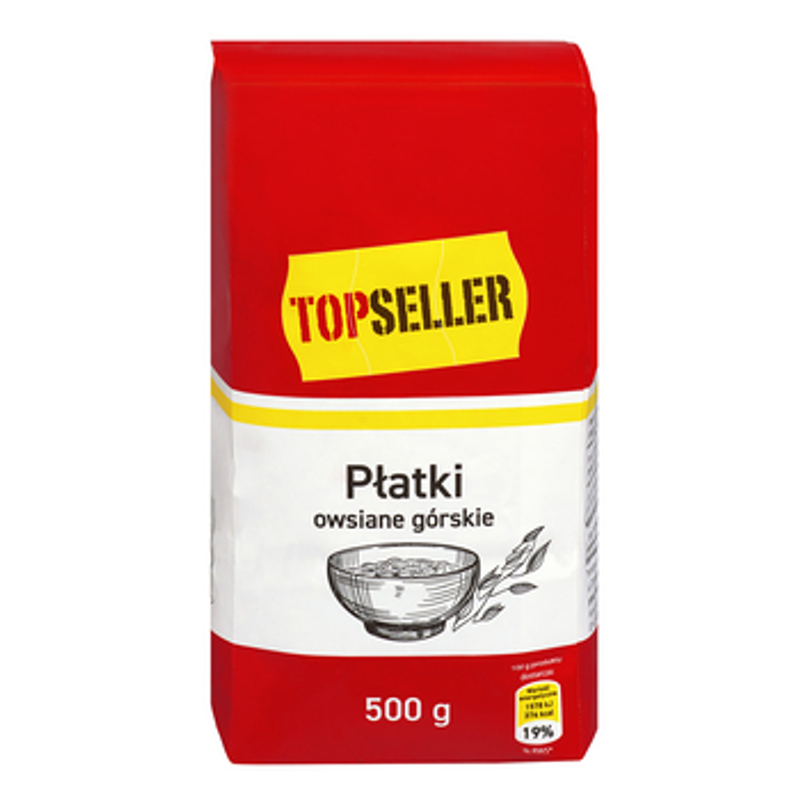 TOPSELLER Płatki owsiane górskie 500g